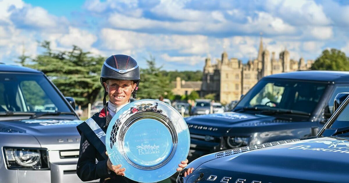 Burghley House Ros Canter wins Defender Burghley Horse Trials 2024